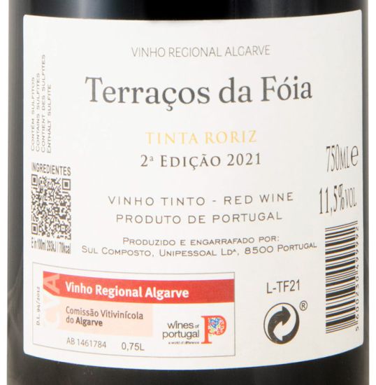 2021 Terraços da Fóia Altitude Tinta Roriz tinto