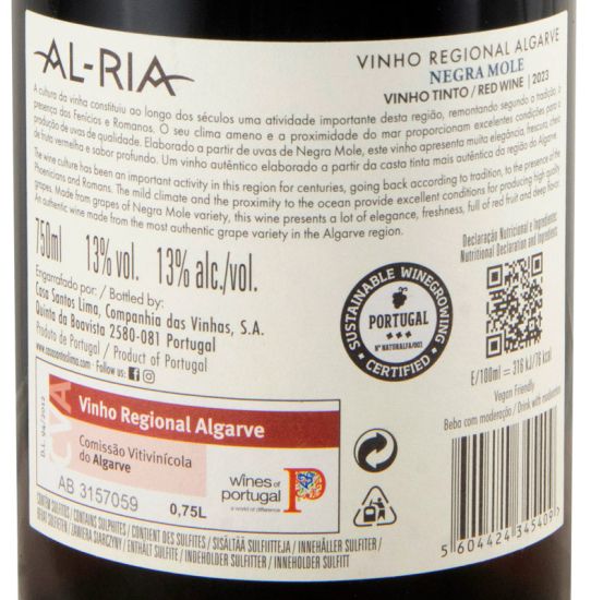 2023 Casa Santos Lima Al-Ria Negra Mole red