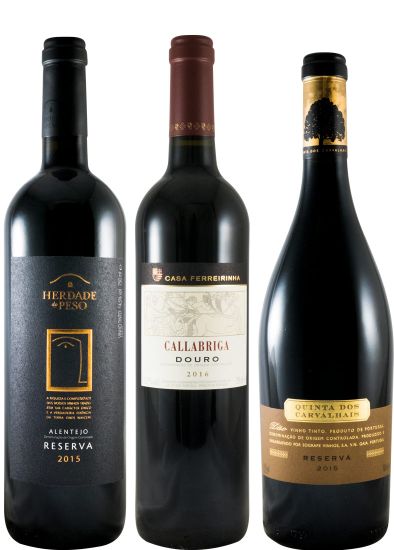 Pack Herdade do Peso Reserva + Callabriga + Quinta dos Carvalhais Reserva red