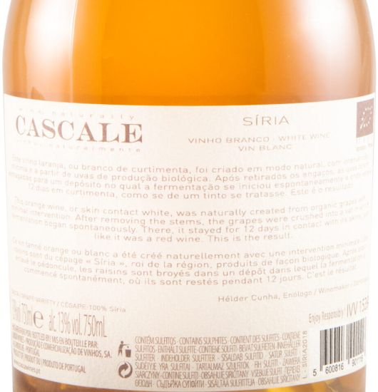 2018 Monte Cascas Cascale Siria de Curtimenta white