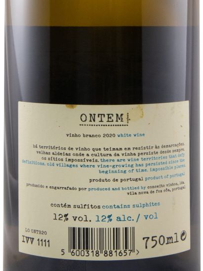 2020 Ontem branco