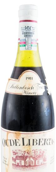 1981 Oude Libertas Pinotage Stellenbosh tinto