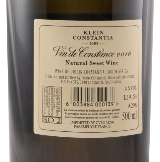 2016 Klein Constantia Vin de Constance white 50cl