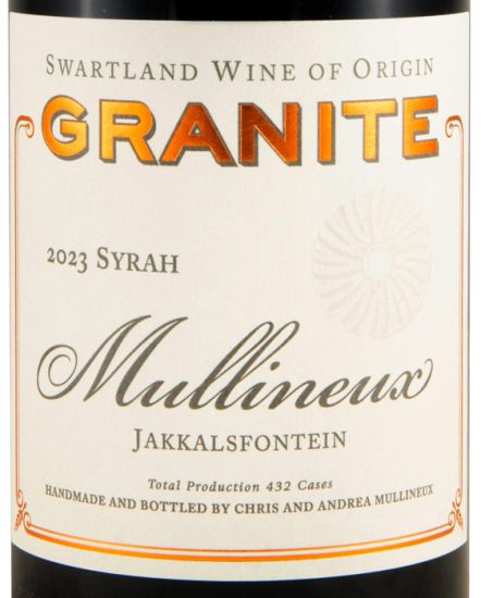 2023 Mullineux Granite Syrah Swartland red