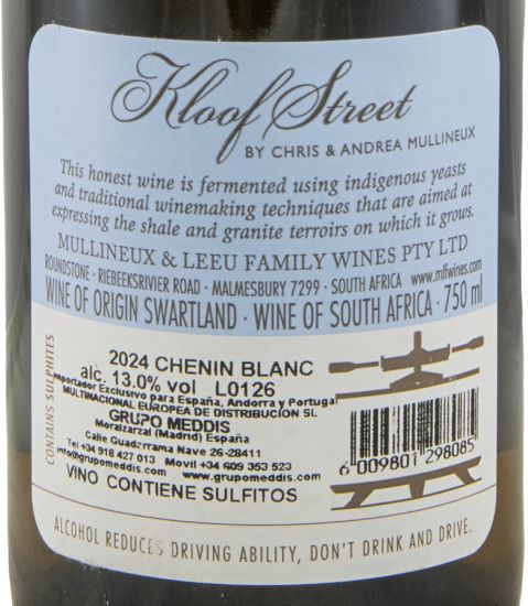 2024 Mullineux Kloof Street Old Vine Chenin Blanc Swartland branco