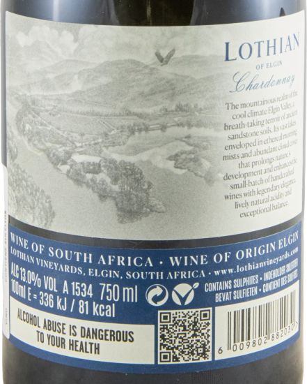 2021 Lothian of Elgin Vineyard Selection Chardonnay branco