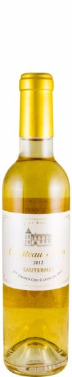2012 Château Suau Sauternes branco 37,5cl