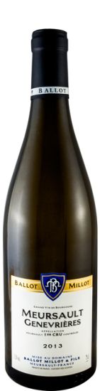 2013 Ballot Millot Genevrières Meursault white