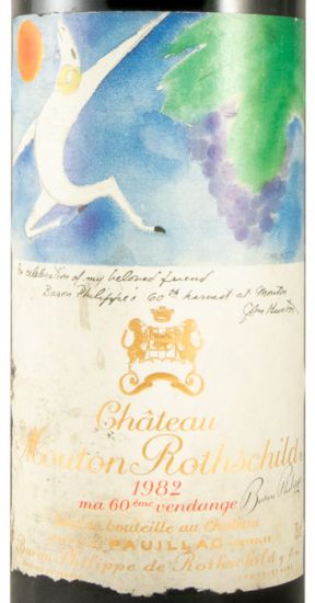1982 Château Mouton Rothschild Pauillac tinto