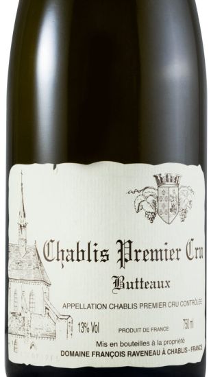 2016 Domaine François Raveneau Butteaux Premier Cru Chablis branco