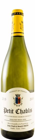 2015 Jean-Paul & Benoît Droin Petit Chablis white