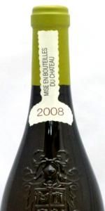 2008 Château de Beaucastel Vieilles Vignes Châteauneuf-du-Pape branco
