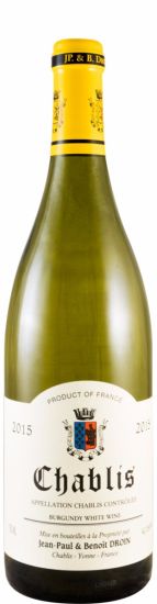 2015 Jean-Paul & Benoît Droin Chablis branco