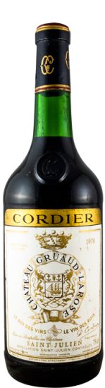 1970 Château Gruaud Larose Cordier Saint-Julien tinto