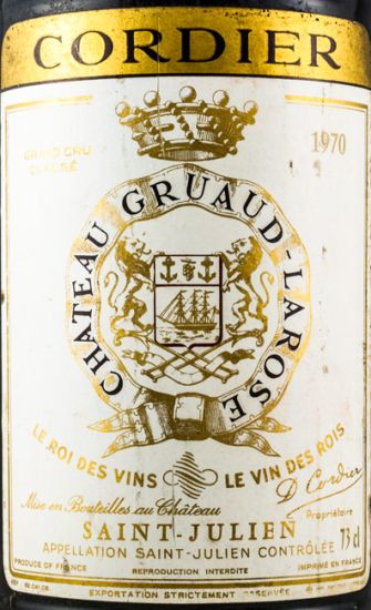 1970 Château Gruaud Larose Cordier Saint-Julien tinto