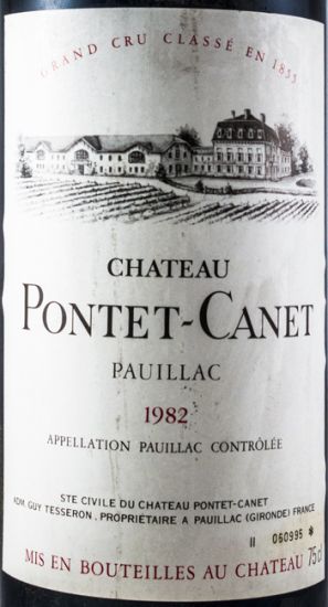 1982 Château Pontet-Canet Pauillac tinto