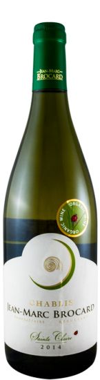 2014 Domaine Jean-Marc Brocard Sainte Claire Chablis biológico branco