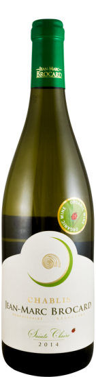 2014 Domaine Jean-Marc Brocard Sainte Claire Chablis biológico branco