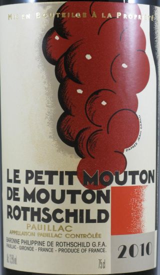2010 Le Petit Mouton de Mouton Rothschild Pauillac tinto