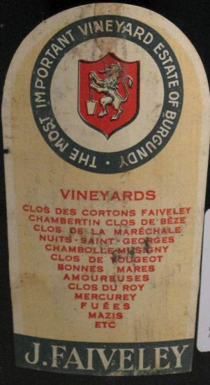1973 Domaine Faiveley Grand Cru Latricières-Chambertin tinto