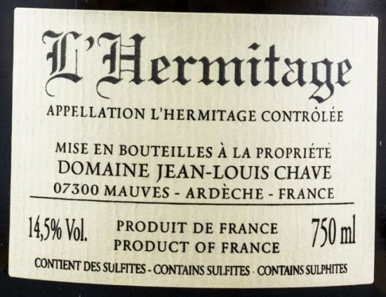 2013 Domaine Jean-Louis Chave L'Hermitage branco