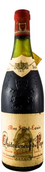 1971 Mas Saint-Louis Châteauneuf-du-Pape red