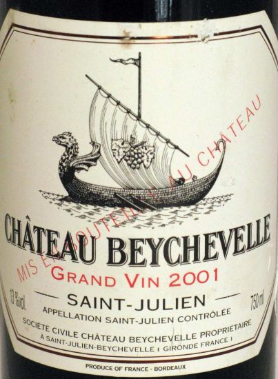 2001 Château Beychevelle Saint-Julien tinto