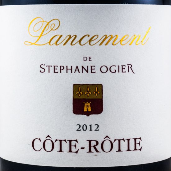 2012 Michel e Stephane Ogier Cote-Rotie Lancement red