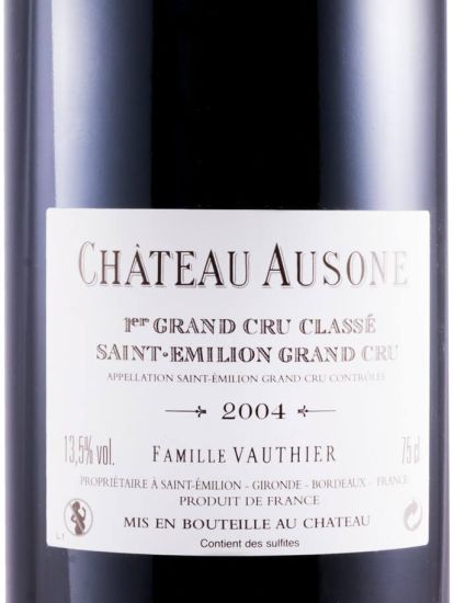 2004 Château Ausone Saint-Émilion red
