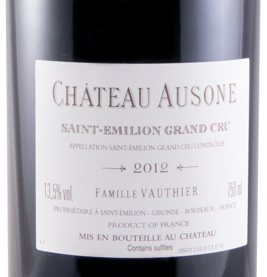 2012 Château Ausone Saint-Émilion red
