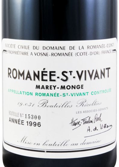 1996 Domaine de la Romanée-Conti Marey-Monge Romanée-Saint-Vivant tinto