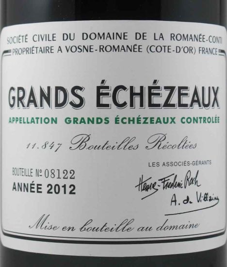 2012 Domaine de la Romanée-Conti Grand Cru Grands Échézeaux tinto