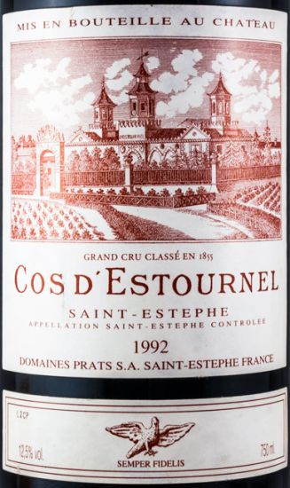 1992 Château Cos D'Estournel Saint-Estèphe tinto
