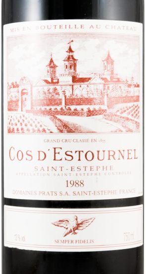 1988 Château Cos D'Estournel Saint-Estèphe tinto