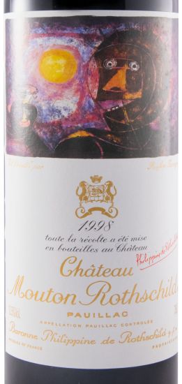 1998 Château Mouton Rothschild Pauillac tinto