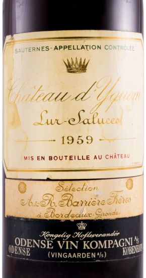 1959 Château d'Yquem Sauternes branco
