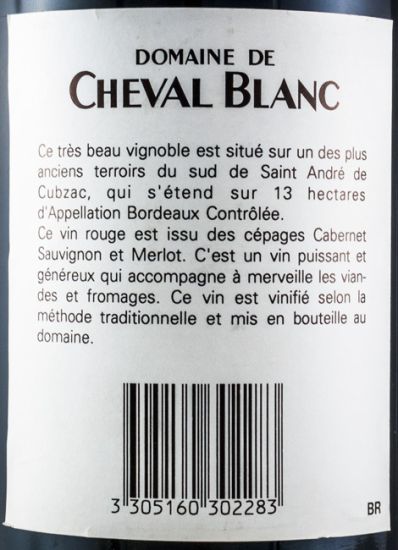 1998 Cheval Blanc Robert Giraud tinto