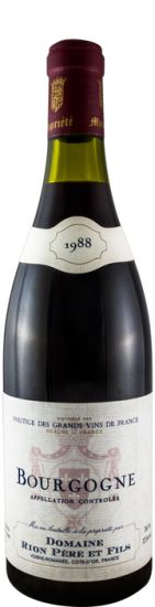 1988 Domaine Rion Père et Fils Bourgogne tinto