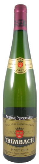 2008 Maison Trimbach Reserve Personnel Pinot Gris Alsace branco