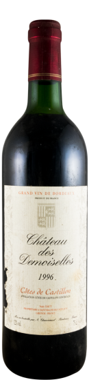 1996 Château des Demoiselles Castillon tinto