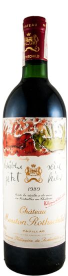 1989 Chateau Mouton Rothschild red