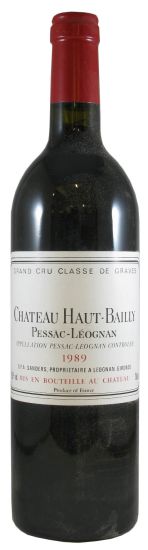 1989 Château Haut Bailly Pessac-Léognan tinto