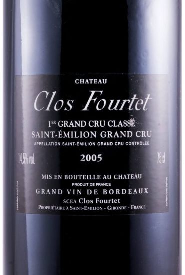 2005 Château Clos Fourtet red