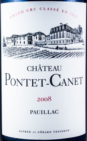 2008 Château Pontet-Canet red