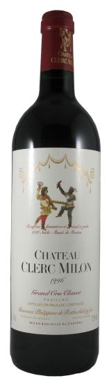 1996 Baron Philippe De Rothschild Château Clerc Milon tinto