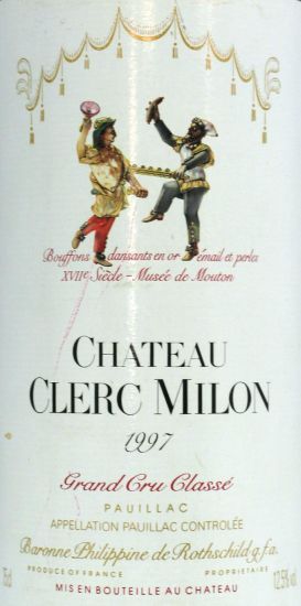 1997 Château Clerc Milon Baron Philippe de Rothschild tinto