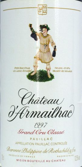 1997 Château d'Armailhac tinto