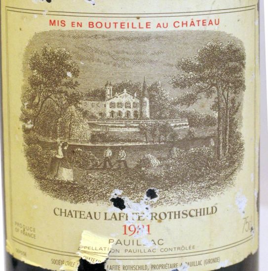 1981 Château Lafite Rothschild red
