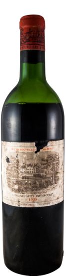1958 Château Lafite Barons de Rothschild Pauillac tinto (nível baixo)