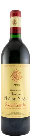 1993 Château Phélan Ségur Saint-Estèphe tinto